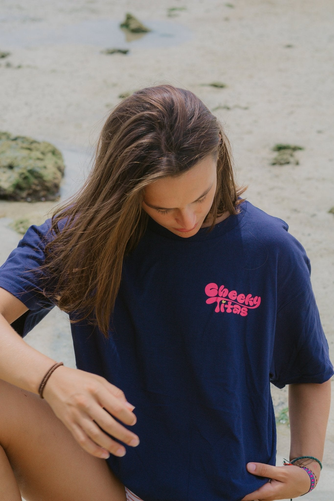 Surf & Love Midnight Tee - Cheeky Titas